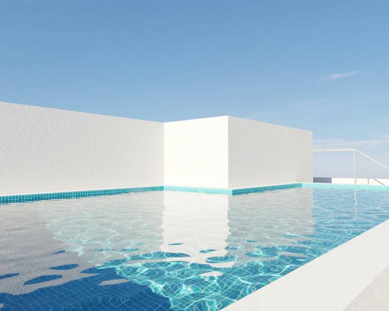 2 slaapkamer Penthouse te koop in Torrevieja met zwembad - € 419.000 (Ref: 9911571)