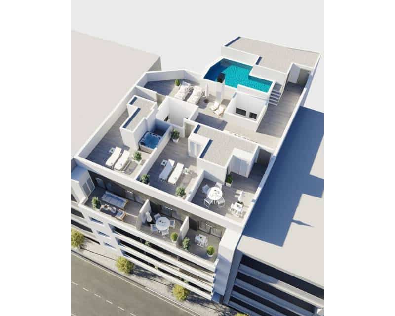3 chambre Penthouse à vendre à Torrevieja avec piscine - 469 000 € (Ref: 9911572)