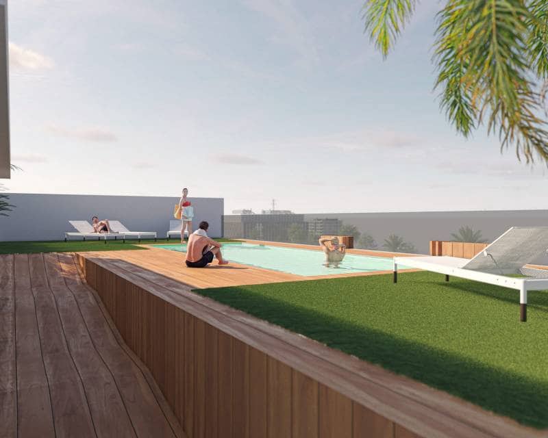 Ático de 2 habitaciones en San Pedro del Pinatar en venta con piscina - 259.900 € (Ref: 9911868)