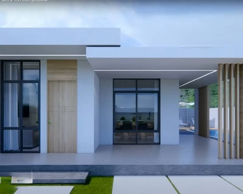 2 Zimmer Villa zu verkaufen in Roldan mit Pool Garage - 160.300 € (Ref: 9918920)