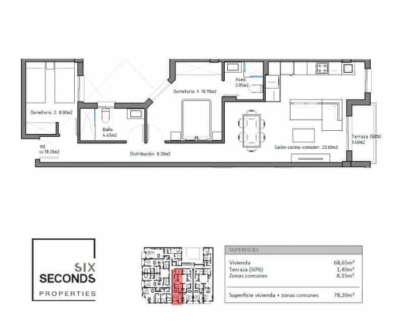 2 sypialnia Apartament na sprzedaż w San Isidro z basenem - 151 700 € (Ref: 9935053)
