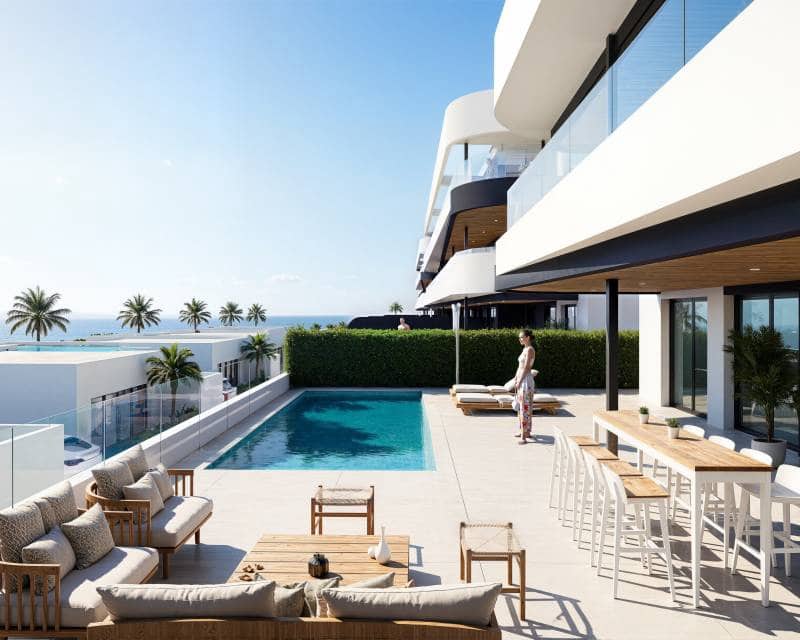 2 soveværelse Penthouse til salg i Los Alcazares med swimmingpool - € 379.000 (Ref: 9937149)