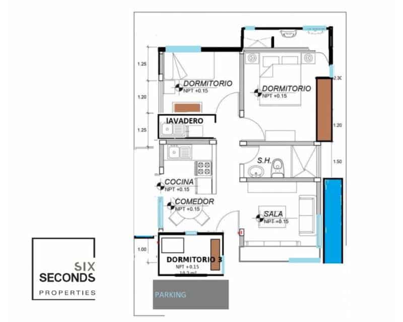 3 Zimmer Villa zu verkaufen in Roldan mit Pool Garage - 170.300 € (Ref: 9937153)