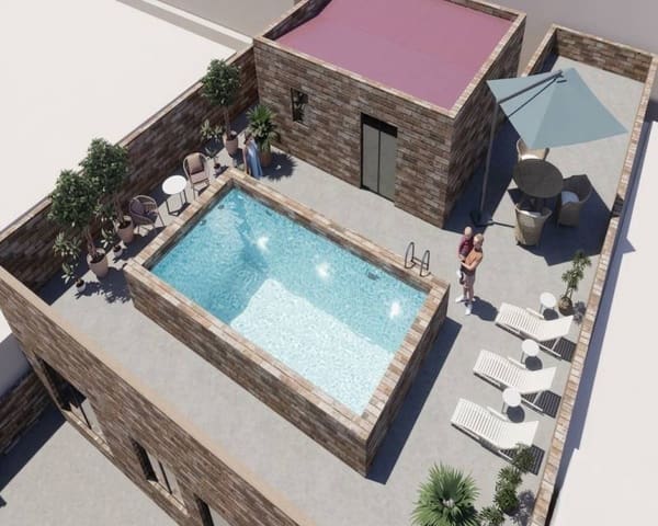2 chambre Appartement à vendre à Playa del Acequión, Torrevieja avec piscine - 250 480 € (Ref: 9950639)
