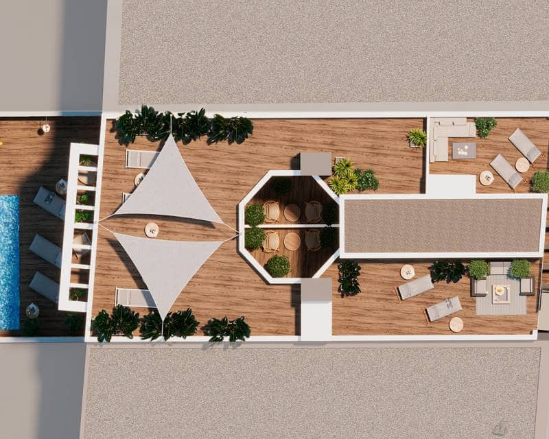 2 slaapkamer Penthouse te koop in Torrevieja met zwembad - € 395.500 (Ref: 9953381)