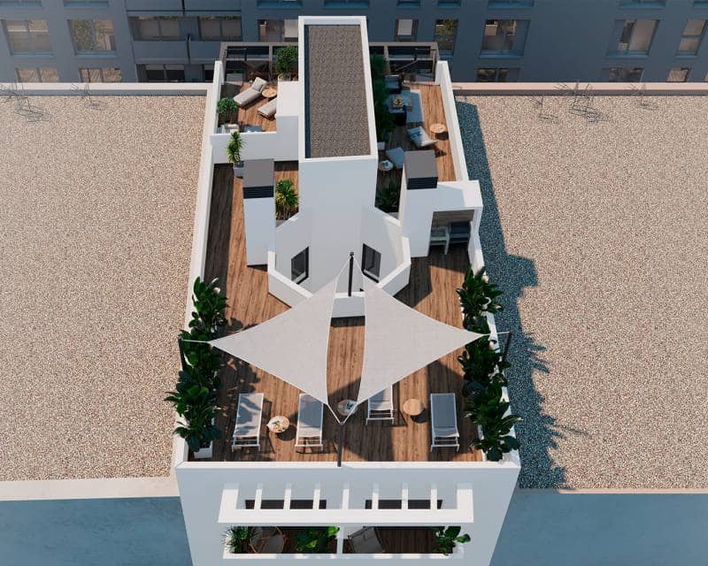 2 slaapkamer Penthouse te koop in Torrevieja met zwembad - € 395.500 (Ref: 9953381)