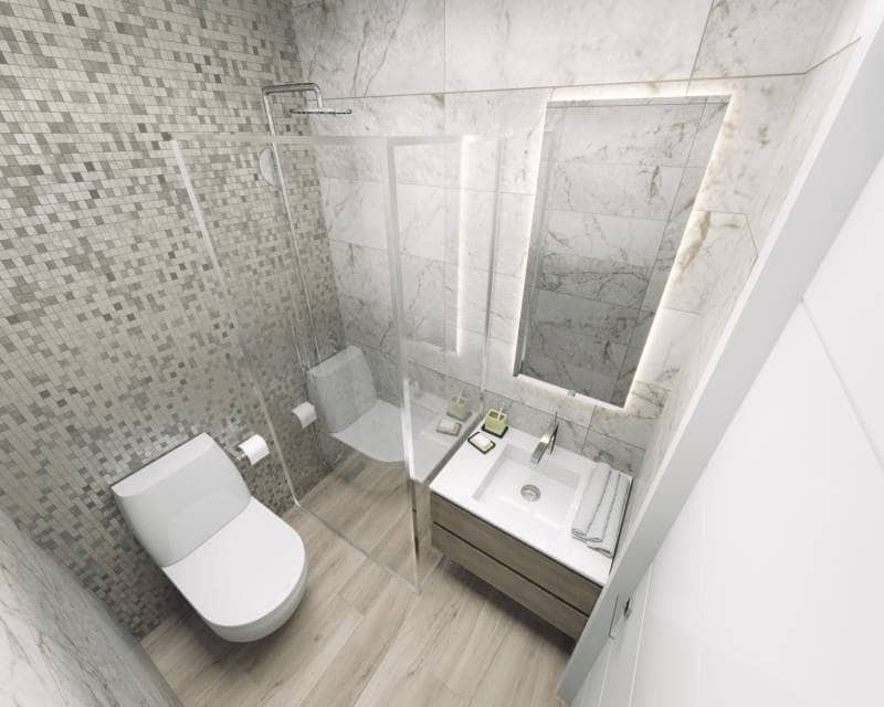 2 soverom Penthouse til salgs i Torrevieja med svømmebasseng - € 290 000 (Ref: 9961548)