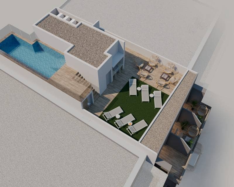 2 soverom Penthouse til salgs i Torrevieja med svømmebasseng - € 290 000 (Ref: 9961548)