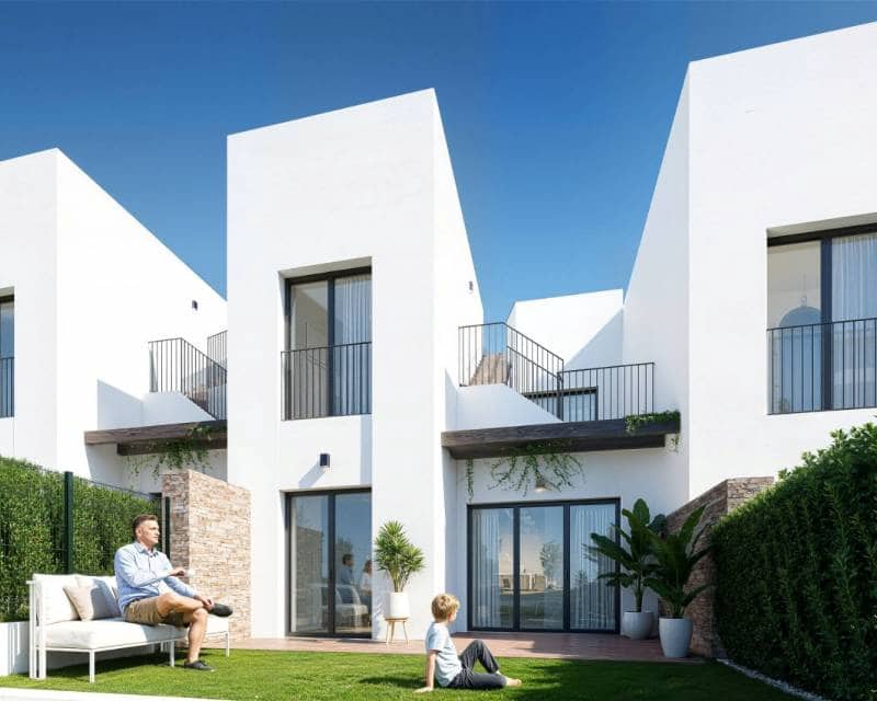 Pareado de 3 habitaciones en Monforte del Cid en venta con piscina - 365.000 € (Ref: 9970882)