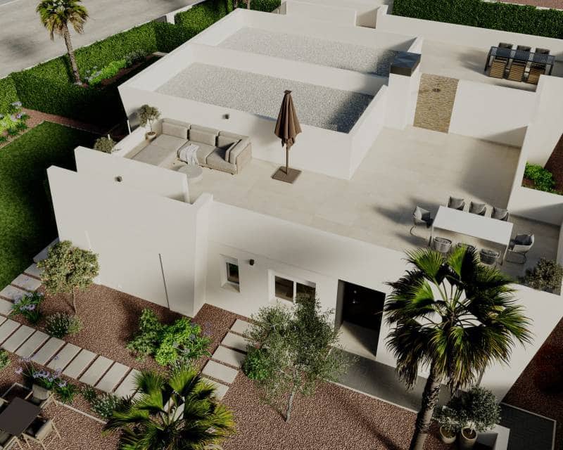 3 bedroom Semi-detached Villa for sale in Algorfa with pool - € 519,000 (Ref: 9989558)
