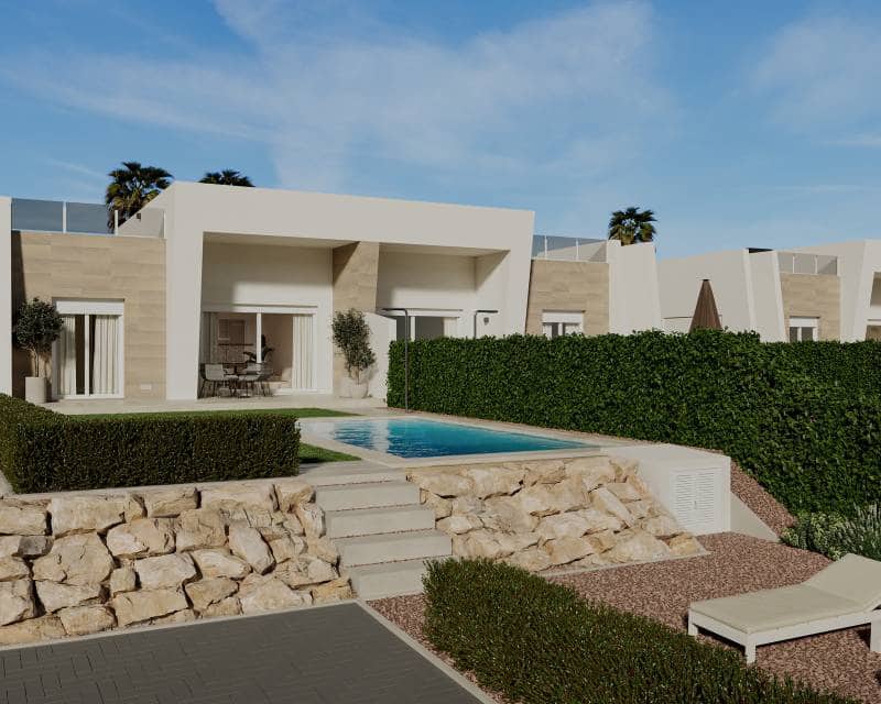 3 bedroom Semi-detached Villa for sale in Algorfa with pool - € 519,000 (Ref: 9989558)
