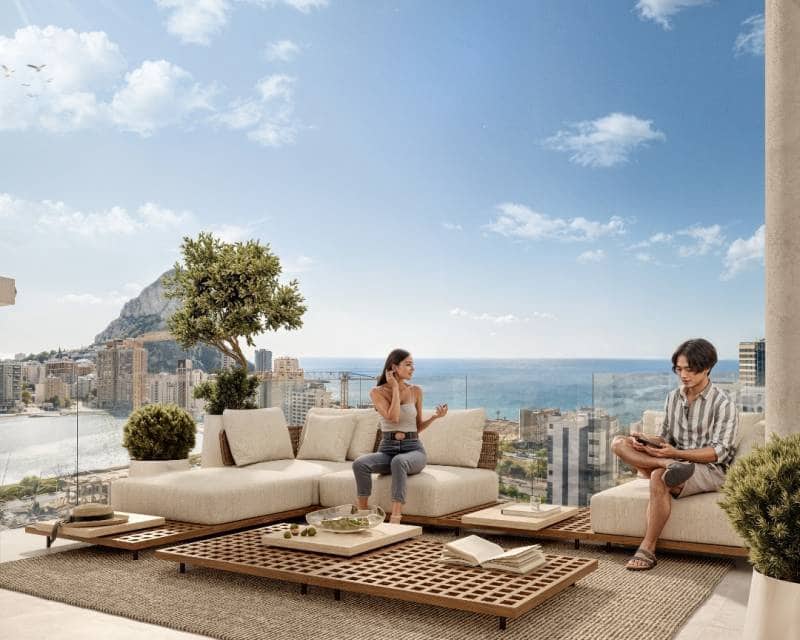 2 soveværelse Lejlighed til salg i Calpe / Calp med swimmingpool - € 475.000 (Ref: 9989652)