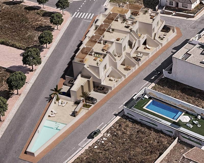 2 quarto Casa em Banda para venda em San Pedro del Pinatar com piscina - 239 900 € (Ref: 9989667)
