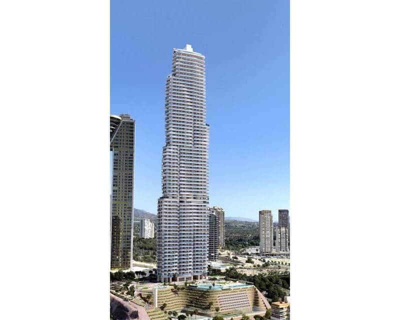 1 quarto Apartamento para venda em Benidorm com piscina - 607 000 € (Ref: 9989681)
