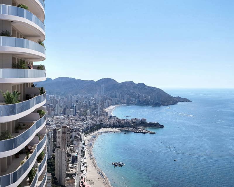 1 quarto Apartamento para venda em Benidorm com piscina - 607 000 € (Ref: 9989681)