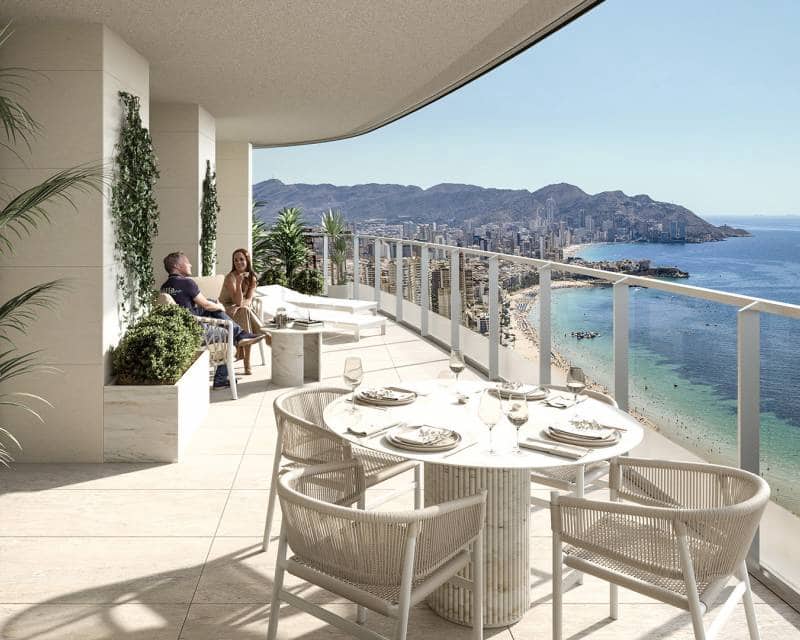 1 quarto Apartamento para venda em Benidorm com piscina - 607 000 € (Ref: 9989681)