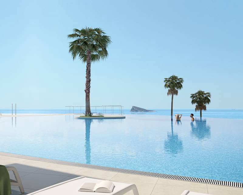 1 quarto Apartamento para venda em Benidorm com piscina - 607 000 € (Ref: 9989681)
