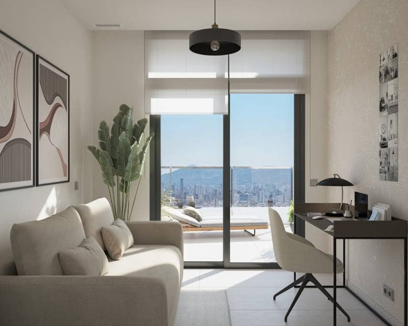 1 quarto Apartamento para venda em Benidorm com piscina - 607 000 € (Ref: 9989681)