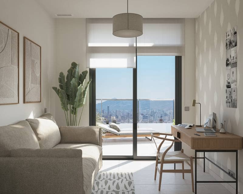 1 quarto Apartamento para venda em Benidorm com piscina - 607 000 € (Ref: 9989681)
