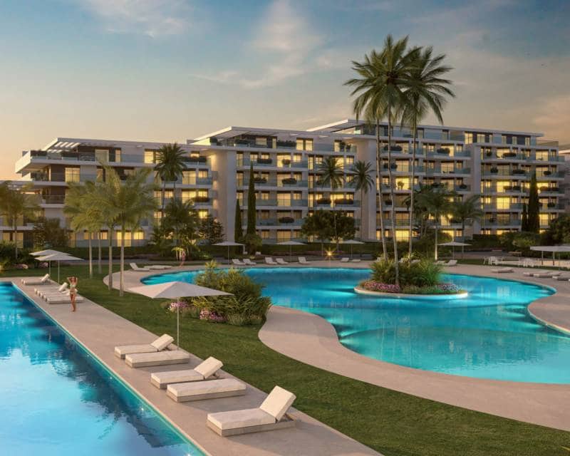 2 sovrum Lägenhet till salu i Almerimar med pool - 285 000 € (Ref: 9989710)