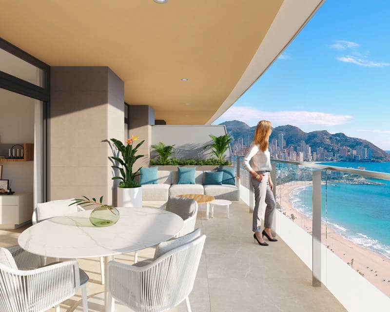 4 soveværelse Lejlighed til salg i Benidorm med swimmingpool - € 1.429.000 (Ref: 9989712)