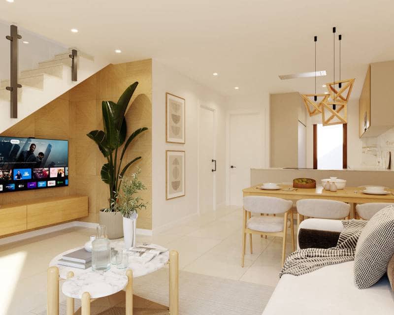 3 soverom Kjedet enebolig til salgs i Orihuela Costa med svømmebasseng - € 340 000 (Ref: 9989718)