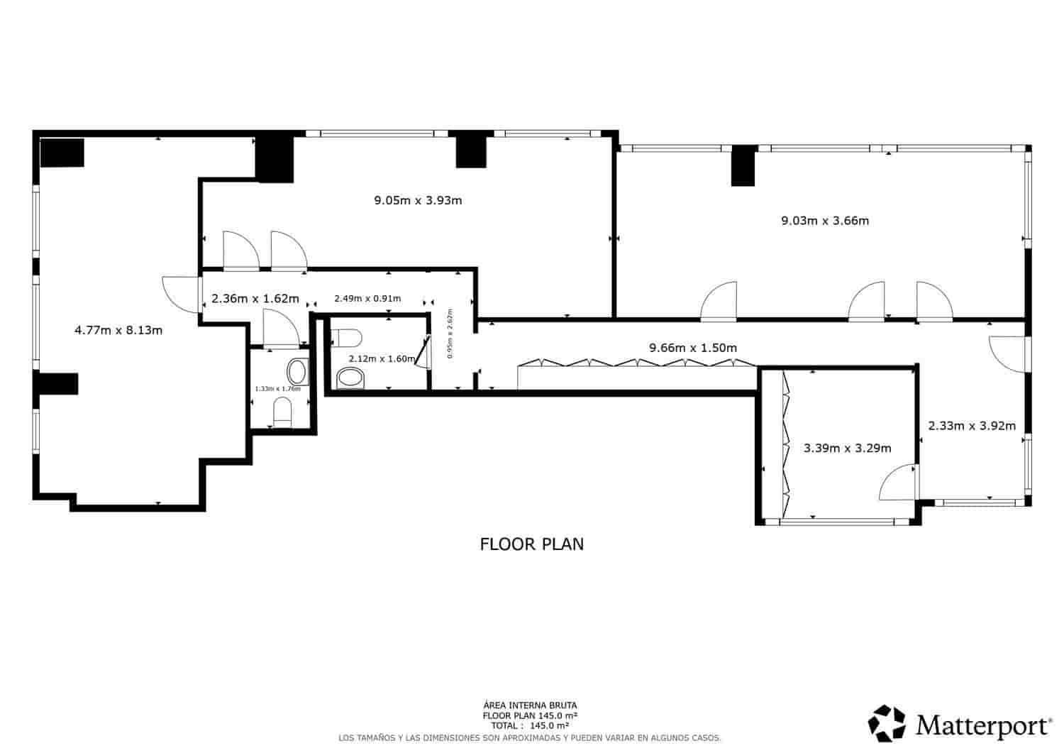 Kommersiell til leie i Valencia by - € 1 900 (Ref: 9075035)