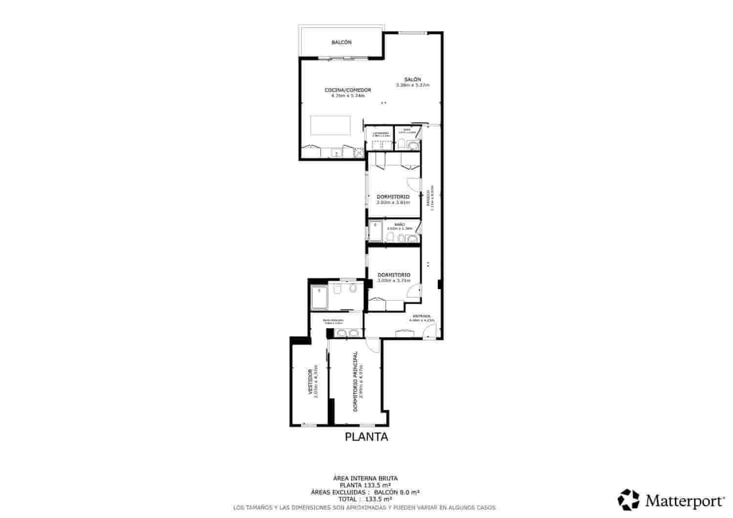 Apartamento de 3 habitaciones en València ciudad en venta - 1.100.000 € (Ref: 9142685)