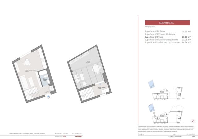 1 sypialnia Studio na sprzedaż w Burjassot - 201 700 € (Ref: 9459477)