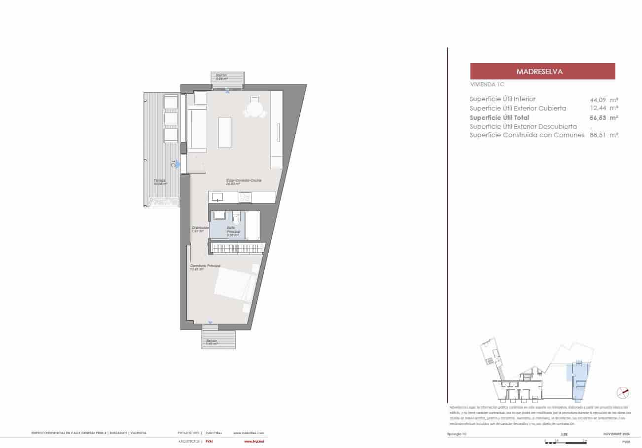 1 bedroom Apartment for sale in Burjassot - € 243,500 (Ref: 9459480)