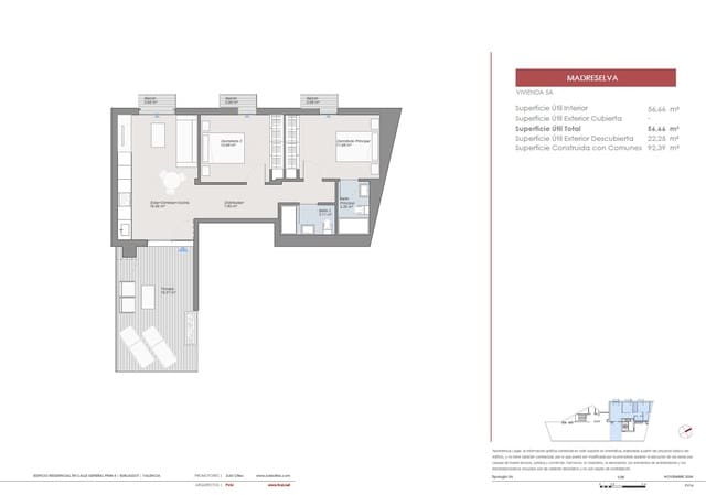 2 camera da letto Attico in vendita in Burjassot - 367.500 € (Rif: 9459481)