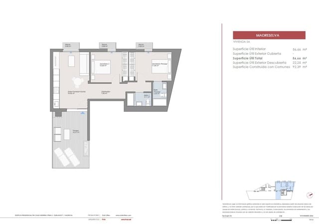 2 Zimmer Penthouse zu verkaufen in Burjassot - 332.500 € (Ref: 9459481)