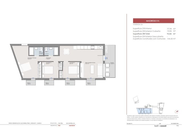 3 sovrum Lägenhet till salu i Burjassot - 484 500 € (Ref: 9459740)
