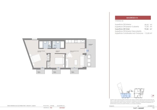 2 bedroom Apartment for sale in Burjassot - € 406,900 (Ref: 9459742)