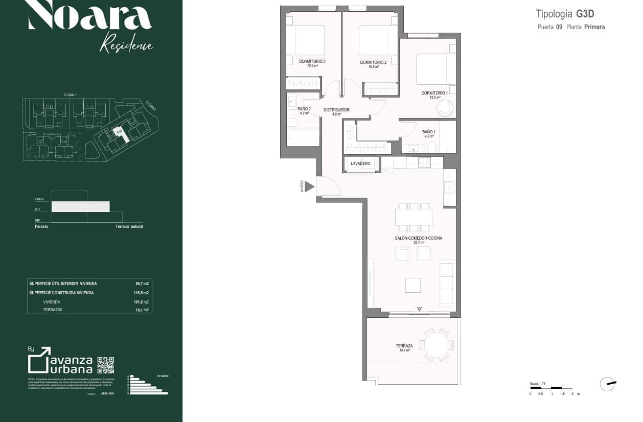 Apartamento de 3 habitaciones en Alcossebre en venta con piscina - 450.000 € (Ref: 9964151)