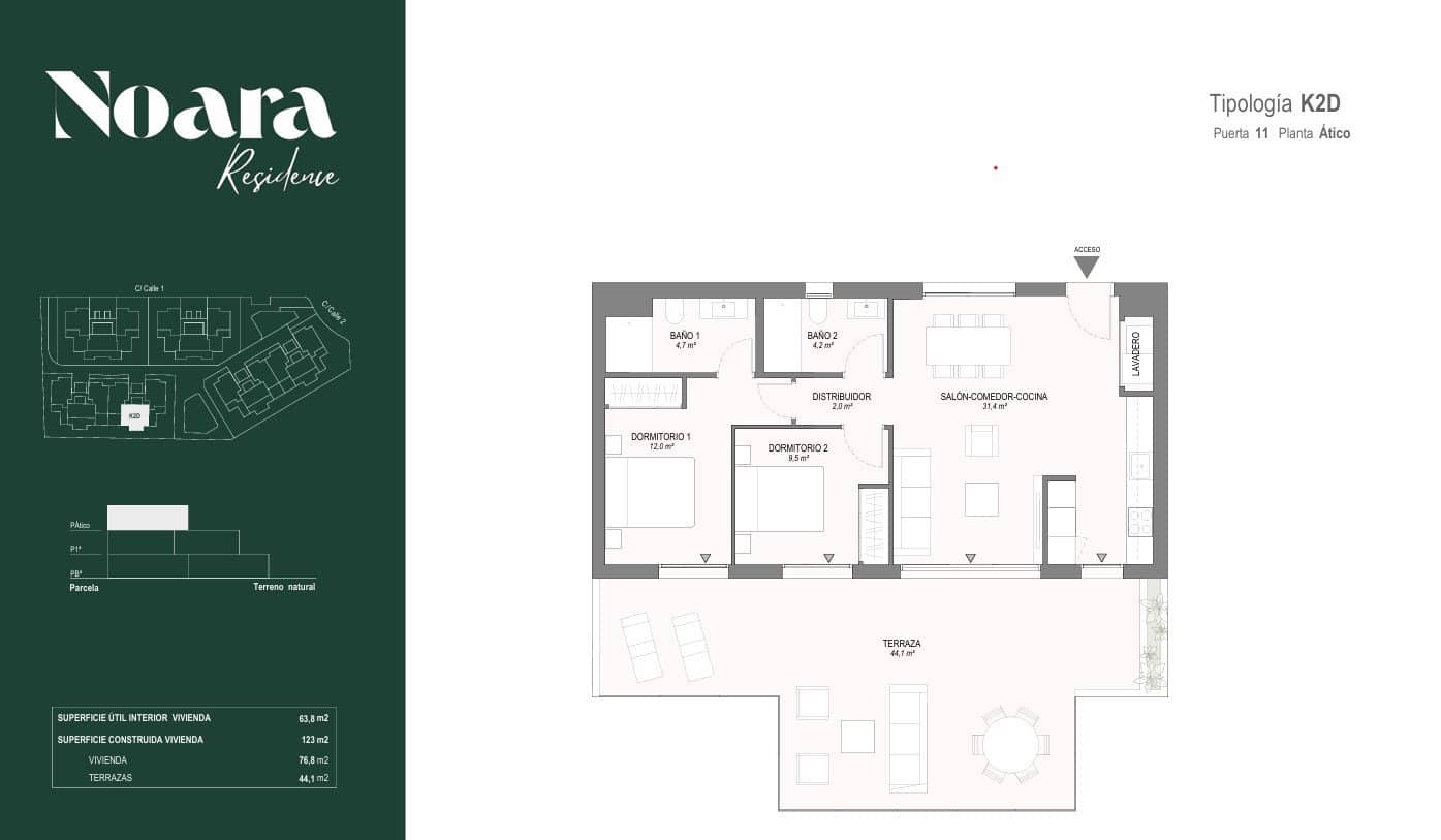 2 bedroom Penthouse for sale in Alcossebre with pool garage - € 500,000 (Ref: 9964306)