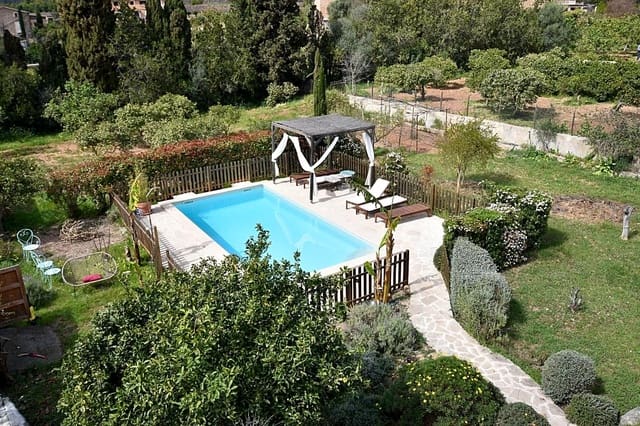 4 slaapkamer Finca/Landhuis voor vakantieverhuur in Sóller met zwembad garage - € 450 (Ref: 9415210)