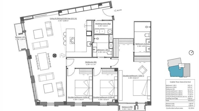 3 soverom Leilighet til salgs i Puerto de Soller / Port de Soller, Sóller med garasje - € 890 000 (Ref: 9417464)