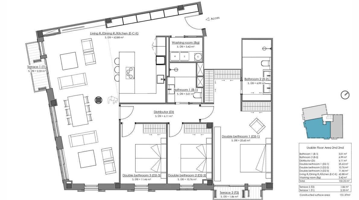 3 slaapkamer Flat te koop in Puerto de Soller / Port de Soller met garage - € 1.590.000 (Ref: 9882437)