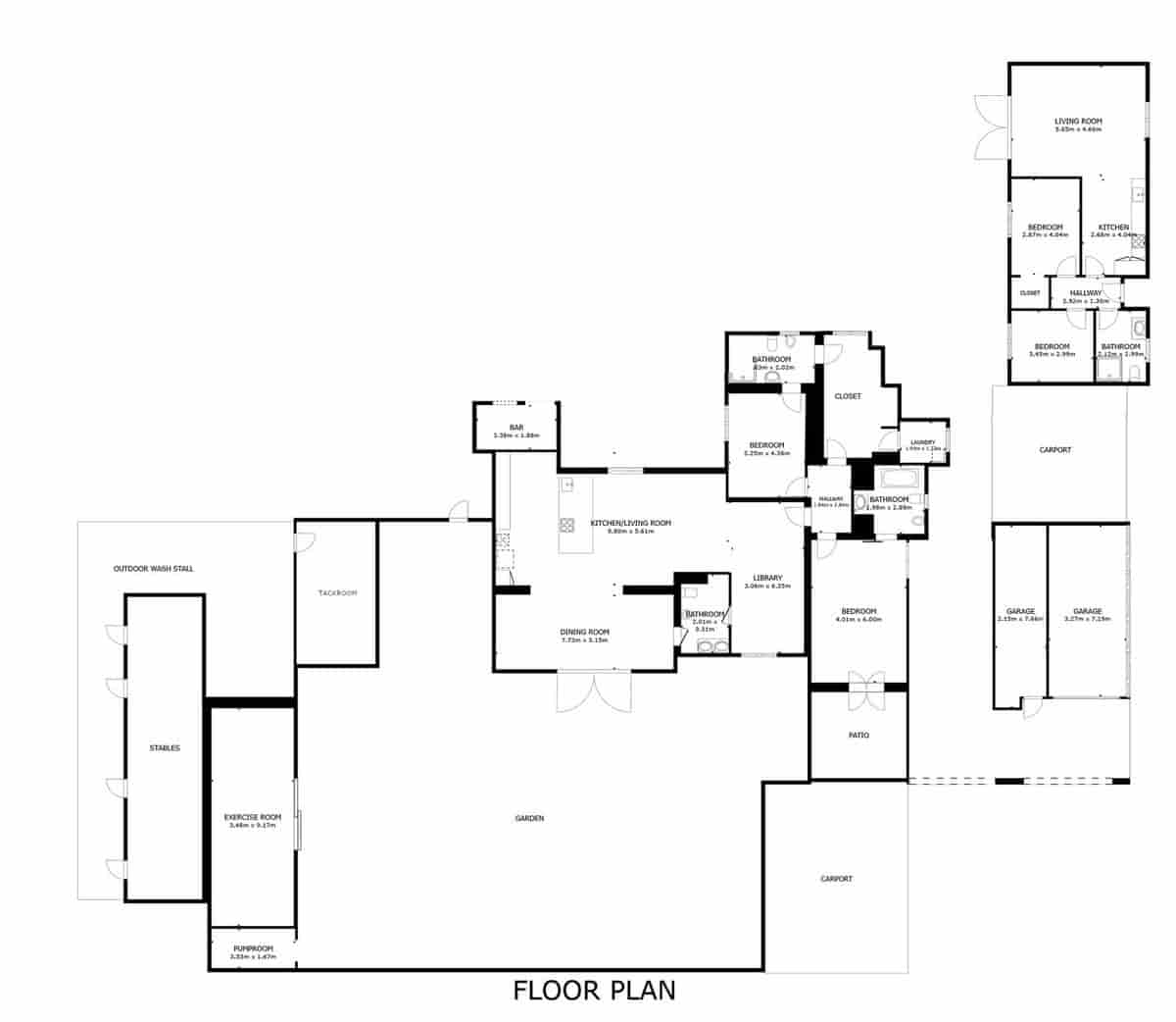 4 soveværelse Finca/Landehus til salg i Coin med swimmingpool garage - € 1.300.000 (Ref: 8994377)