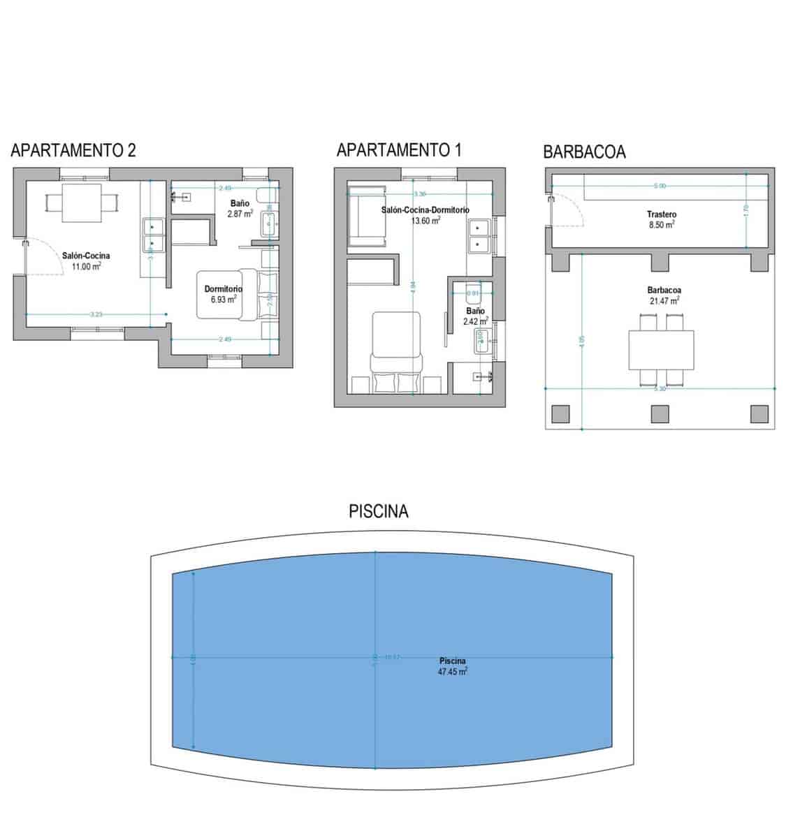 5 slaapkamer Finca/Landhuis te koop in Villanueva de la Concepcion met zwembad - € 445.000 (Ref: 9123599)