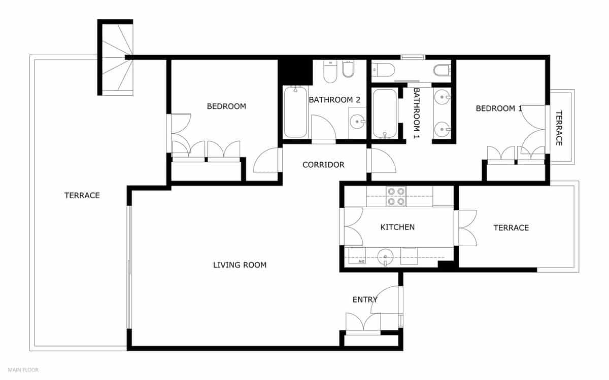 2 bedroom Apartment for sale in Bel-Air with pool garage - € 360,000 (Ref: 9263157)