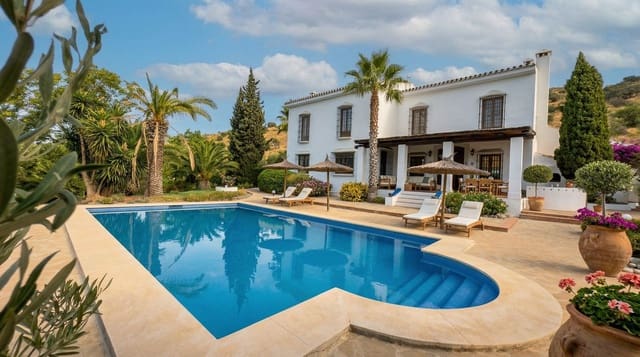 7 chambre Finca/Maison de Campagne à vendre à Alora avec piscine garage - 1 195 000 € (Ref: 9299065)