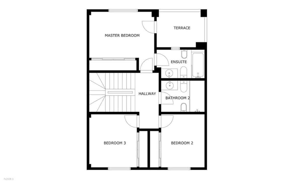 3 Zimmer Doppelhaus zu verkaufen in Malaga Stadt mit Pool Garage - 935.000 € (Ref: 9432470)