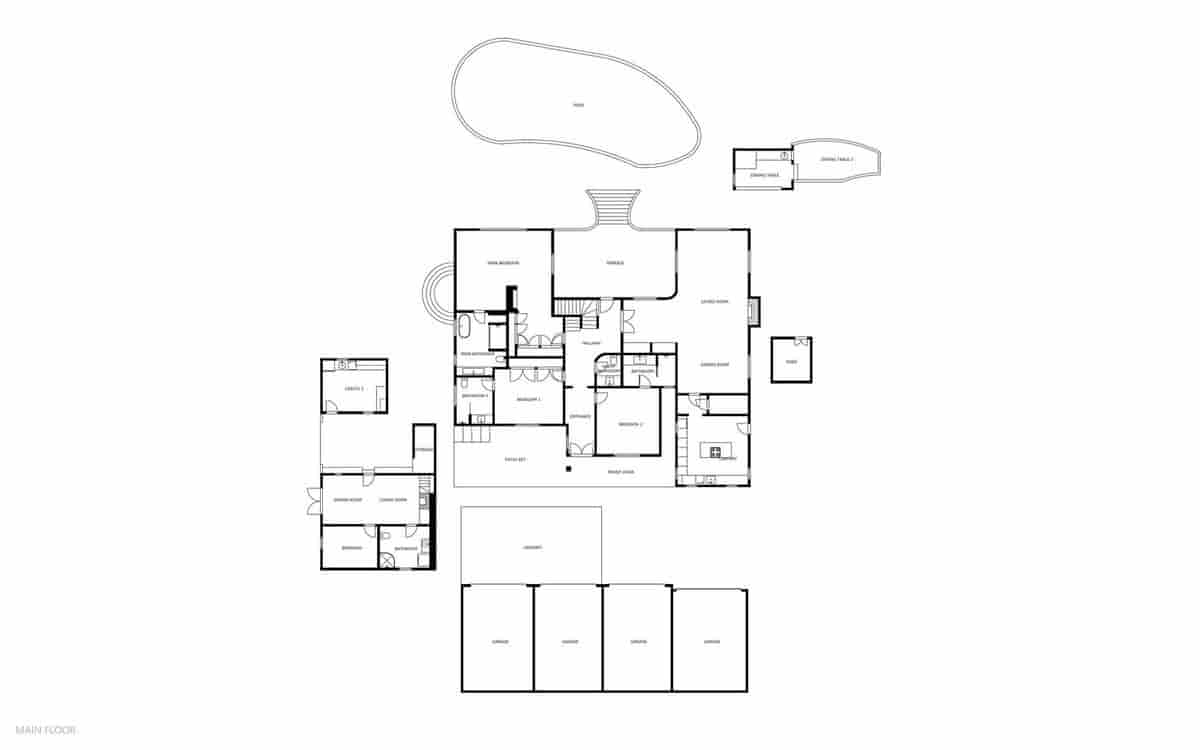 5 soveværelse Finca/Landehus til salg i Alhaurin el Grande med swimmingpool garage - € 2.150.000 (Ref: 9696779)