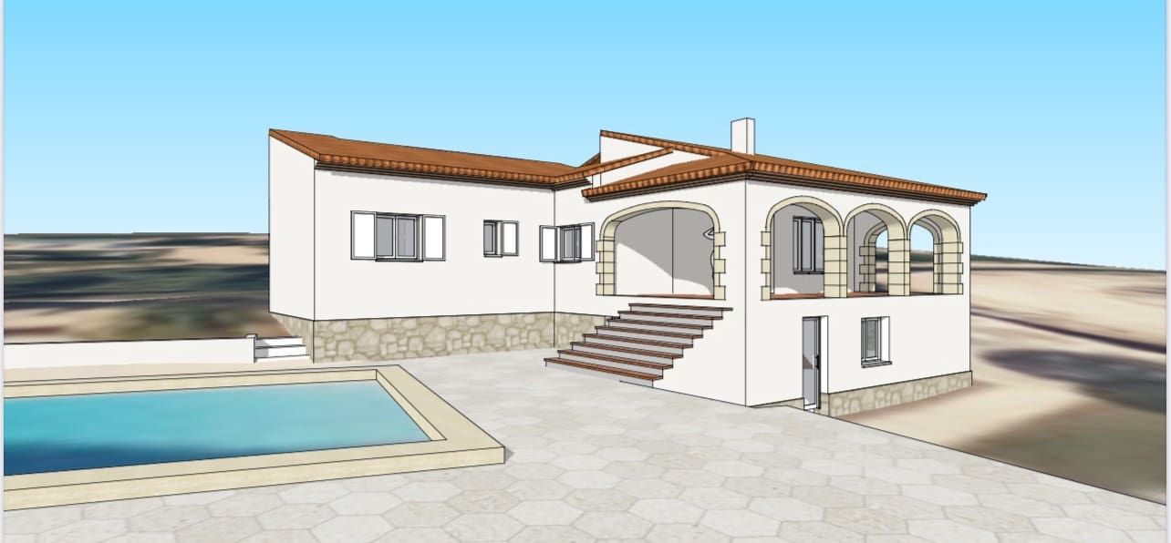 6 makuuhuone Huvila myytävänä paikassa Javea / Xabia mukana uima-altaan - 1 250 000 € (Ref: 8945640)