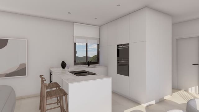 3 makuuhuone Huvila myytävänä paikassa Balcón de Finestrat - Terra Marina, Finestrat mukana uima-altaan 
autotalli - 730 000 € (Ref: 8777420)