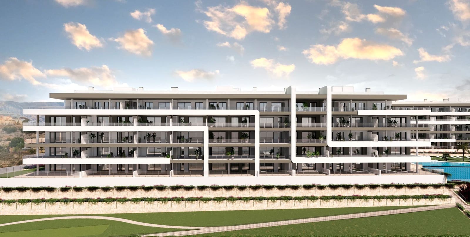 Apartamento de 3 habitaciones en Muchamiel / Mutxamel en venta con piscina garaje - 437.000 € (Ref: 8777421)