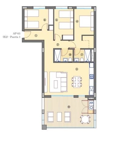 3 camera da letto Appartamento in vendita in Muchamiel / Mutxamel con piscina garage - 318.000 € (Rif: 8777424)