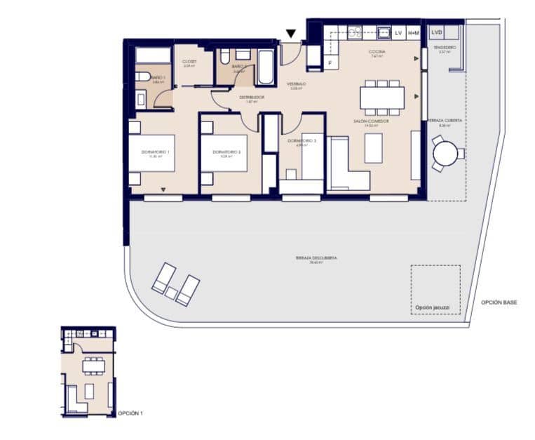 3 soveværelse Lejlighed til salg i San Juan de Alicante / Sant Joan d'Alacant - € 418.000 (Ref: 8821653)